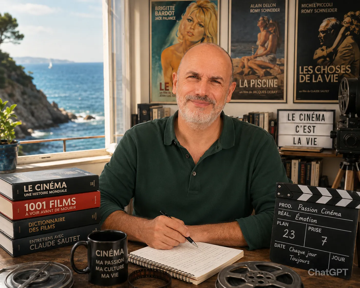 Jean-Charles Gandou, président du ciné-club Canétoiles